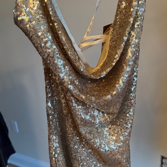 Gold Sequin Dress - Picture 9 of 9